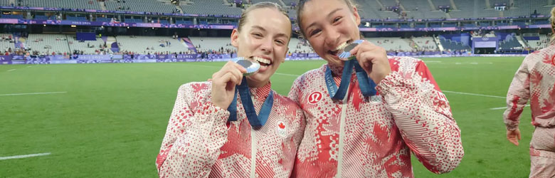 UBC’s Piper Logan and Florence Symonds earn historic Canadian Women’s Rugby Sevens silver medal at Paris 2024